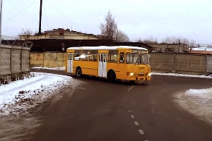 ЛиАЗ-667 &copy;&nbsp;Скриншот с канала SsVMedia на YouTube