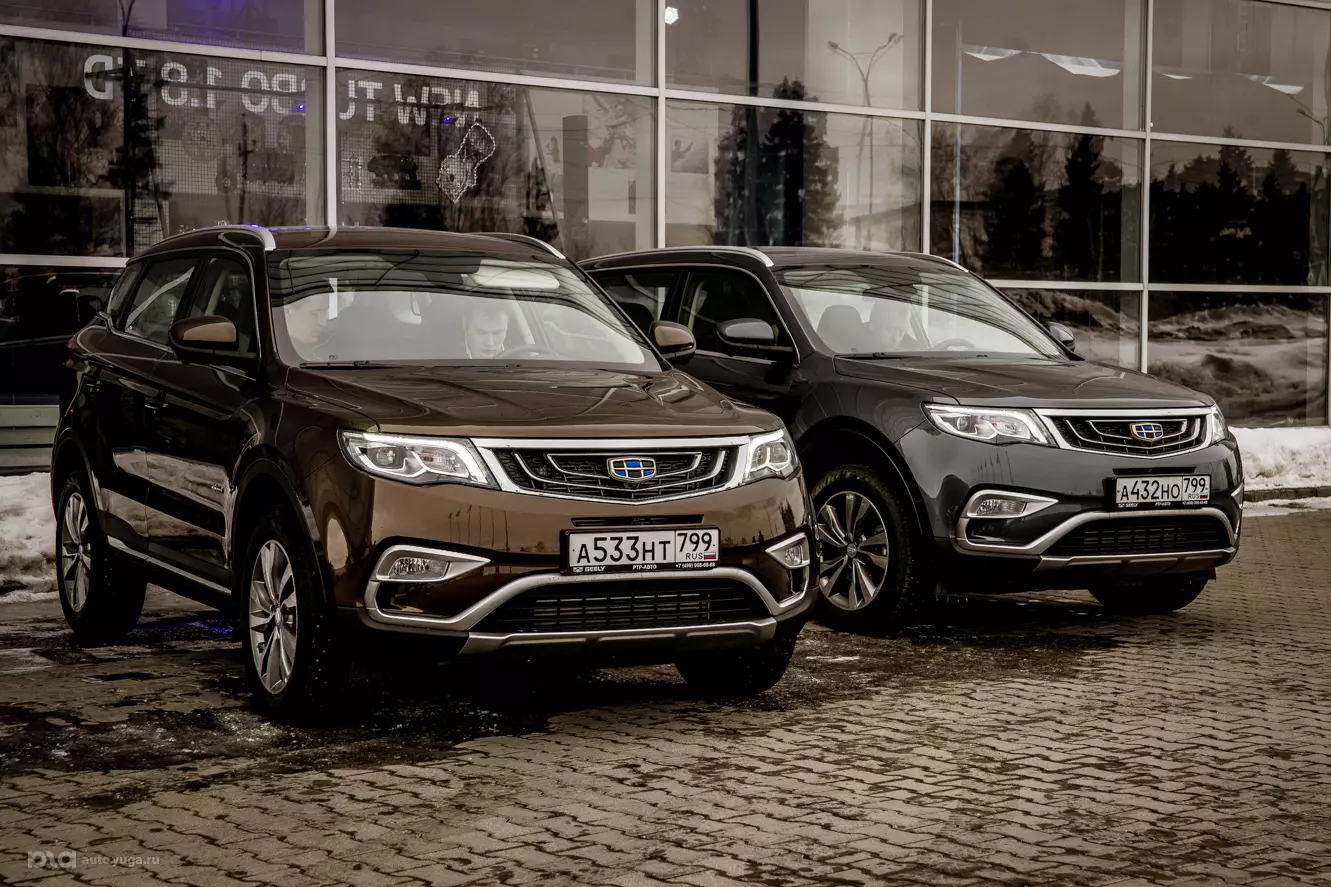 Geely Atlas. Кроссовер с новым мотором
