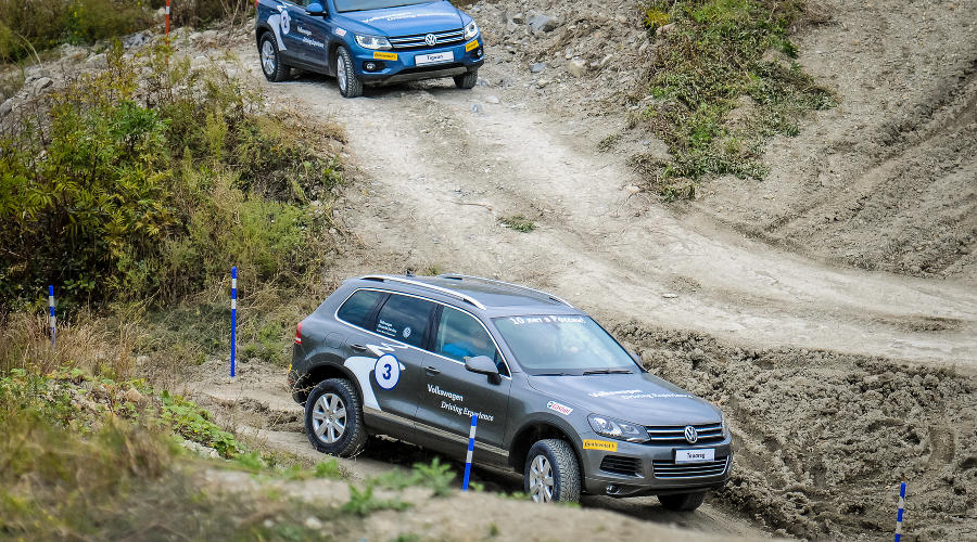 Volkswagen Driving Experience. Проверка на прочность © Фото ЮГА.ру