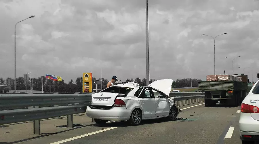 Дорожно-транспортное происшествие &copy;&nbsp;Фото Евгения Мельченко, Юга.ру