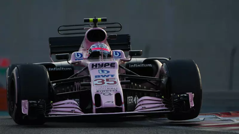 Никита Мазепин за рулем Force India