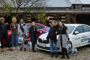 Skoda попала #точновяблочко &copy;&nbsp;Фото Евгения Мельченко, Юга.ру