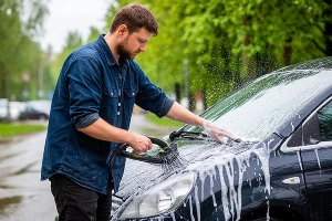 мойка автомобиля &copy;&nbsp;Сгенерировано с помощью нейросети Gigachat