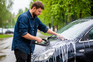 мойка автомобиля &copy;&nbsp;Сгенерировано с помощью нейросети Gigachat