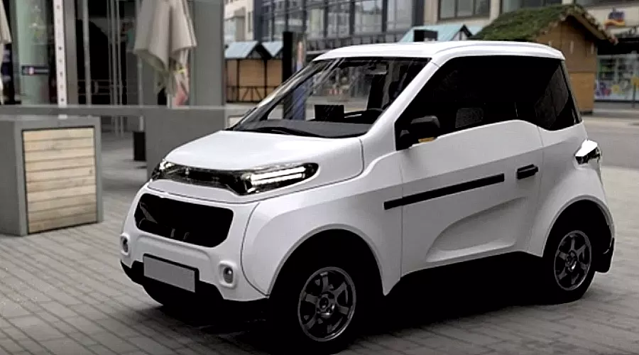Один из вариантов экстерьера электрокара Zetta &copy;&nbsp;Скриншот видео с канала EV Future в социальной сети YouTube