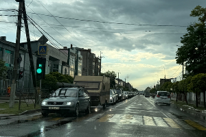 автомобильная пробка &copy;&nbsp;Фото ЮГА.ру