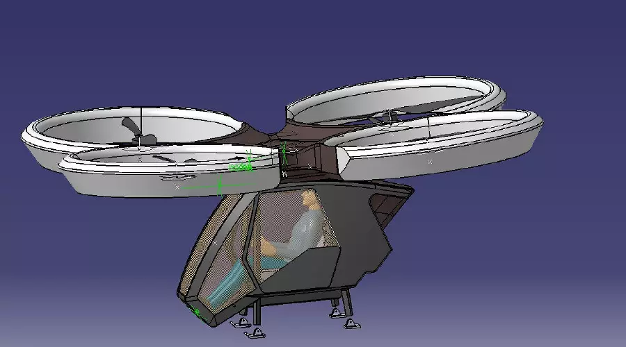 летающий автомобиль Cezeri &copy;&nbsp;Фото Bayker Makina