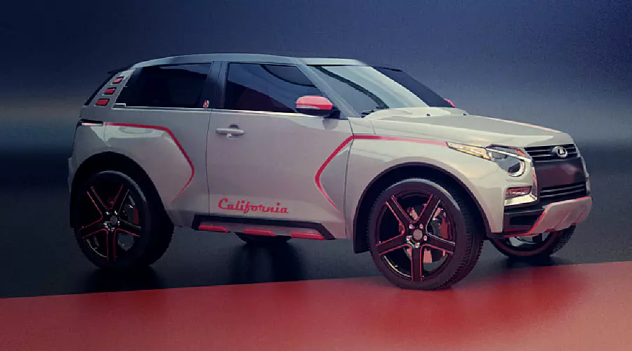 Концепт Lada 4x4 &copy;&nbsp;Рисунок Денис Понятов