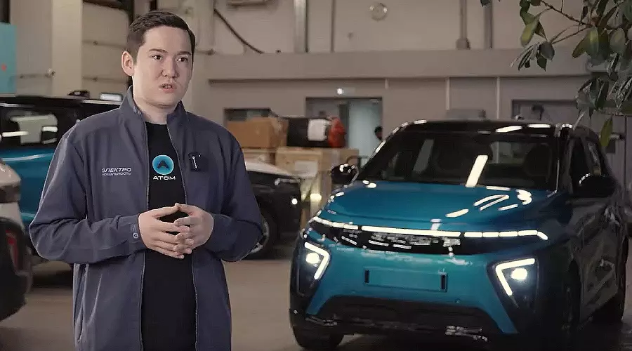 Автомобили «Атом» &copy;&nbsp;Фото: скриншот канала производителя &laquo;Атом&raquo;