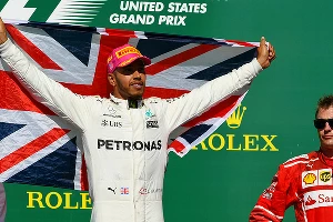 Подиум Хэмилтона в США &copy;&nbsp;Фото FIA