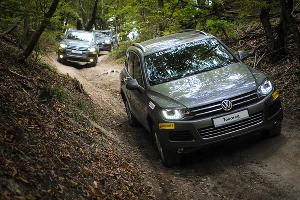 Внедорожный тест-драйв Volkswagen Touareg и Tiguan от "Юг-Авто" &copy;&nbsp;Елена Синеок, ЮГА.ру