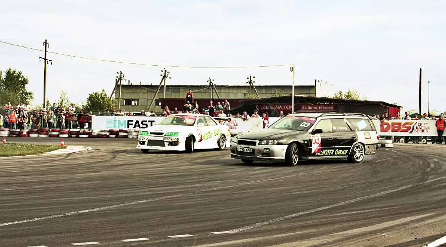 Первый этап чемпионата "Drift Battle Series" в Усть-Лабинске &copy;&nbsp;Фото ЮГА.ру