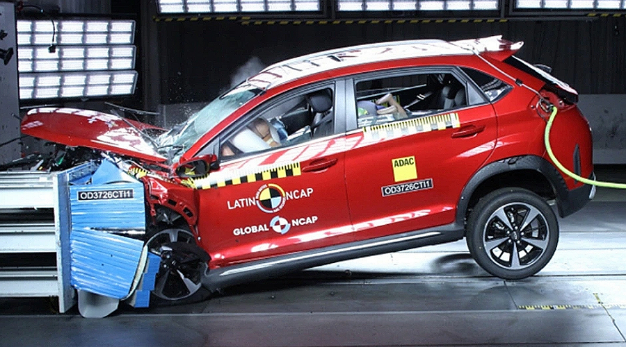 Chery Tiggo 2 &copy;&nbsp;Скриншот: Latin NCAP
