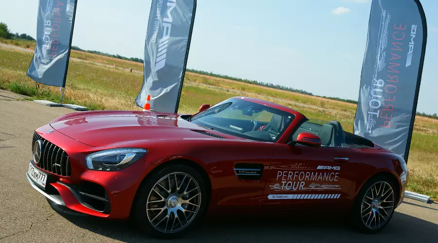 Бренд AMG отметил 50-летие в Краснодаре &copy;&nbsp;Фото Евгения Мельченко, Юга.ру