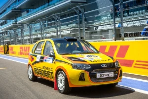 Двойная победа "LADA Rally Team" в Сочи &copy;&nbsp;Фото ЮГА.ру
