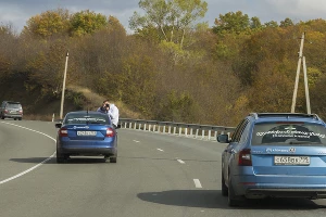 Тест-драйв универсала Skoda Octavia Combi в Грузии &copy;&nbsp;Фото Евгения Мельченко, Юга.ру