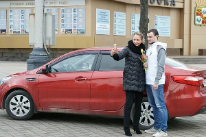В Краснодаре состоялся праздничный «Цветочный патруль» &copy;&nbsp;Фото Евгения Мельченко, Юга.ру