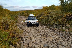 Заводская команда на LADA 4X4 покоряет Север России &copy;&nbsp;Фото ЮГА.ру