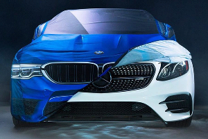 Mercedes в костюме BMW © Скриншот твита BMW USA