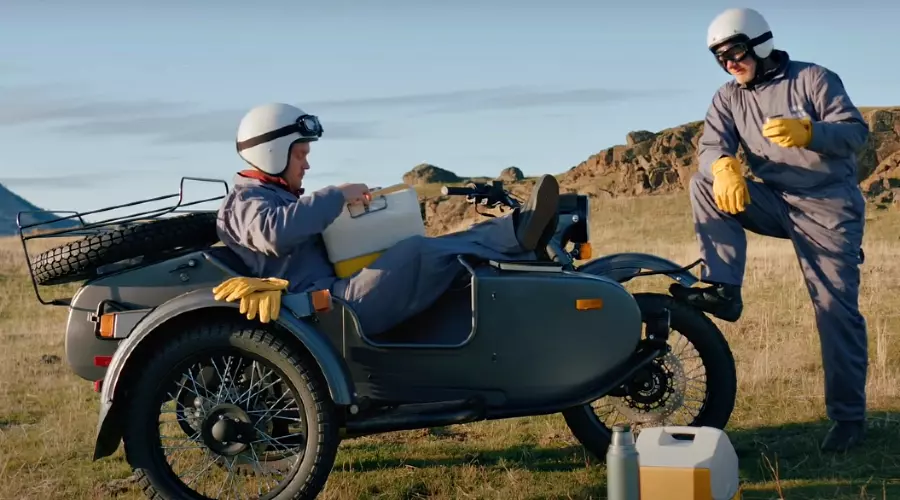 Новый «Урал» &copy;&nbsp;Скриншот видео Ural Motorcycles