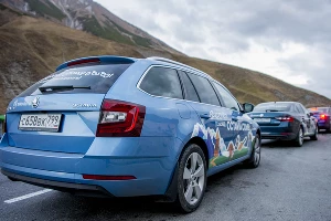 Тест-драйв универсала Skoda Octavia Combi в Грузии &copy;&nbsp;Фото Евгения Мельченко, Юга.ру
