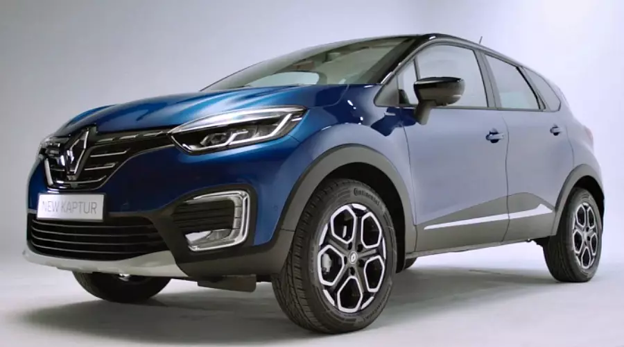Новый Renault Kaptur &copy;&nbsp;Скриншот презентации Renault Kaptur