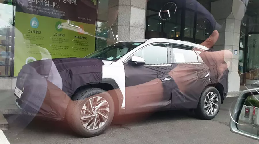 Новый Hyundai Tucson в камуфляже © Фото indianautosblog.com Новый Hyundai Tucson в камуфляже © Фото indianautosblog.com