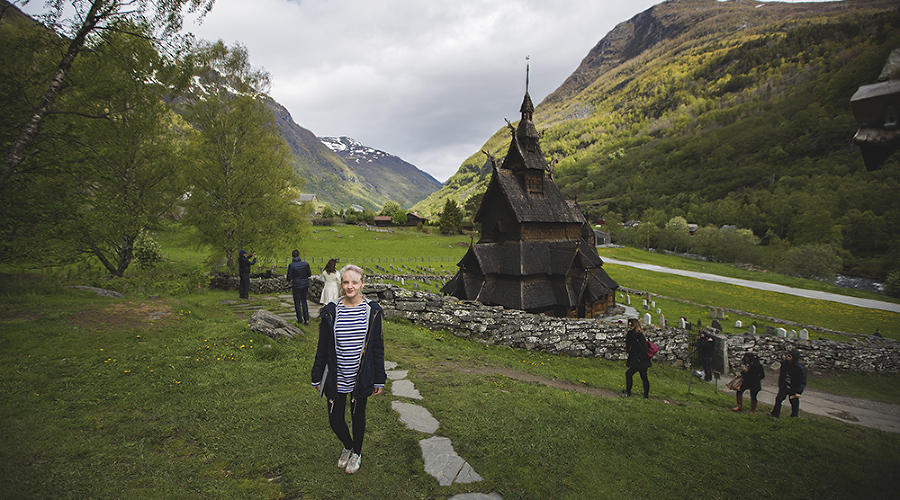 Lada Kalina в Норвегии © Фото ЮГА.ру