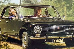 Реклама ВАЗ-2101 времен СССР &copy;&nbsp;Фото с сайта favcars.com