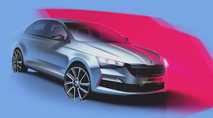 Новый Rapid &copy;&nbsp;Рендер Skoda