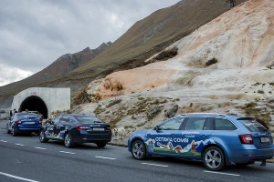 Тест-драйв универсала Skoda Octavia Combi в Грузии &copy;&nbsp;Фото Евгения Мельченко, Юга.ру