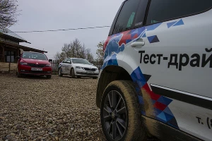 Skoda попала #точновяблочко &copy;&nbsp;Фото Евгения Мельченко, Юга.ру