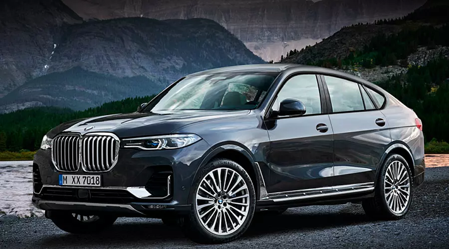 Рендерное изображение BMW X8 &copy;&nbsp;Автор рисунка X-Tomy Design