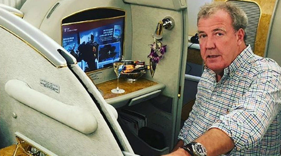 Джереми в самолете © Фото из аккаунта Кларксона в Instagram