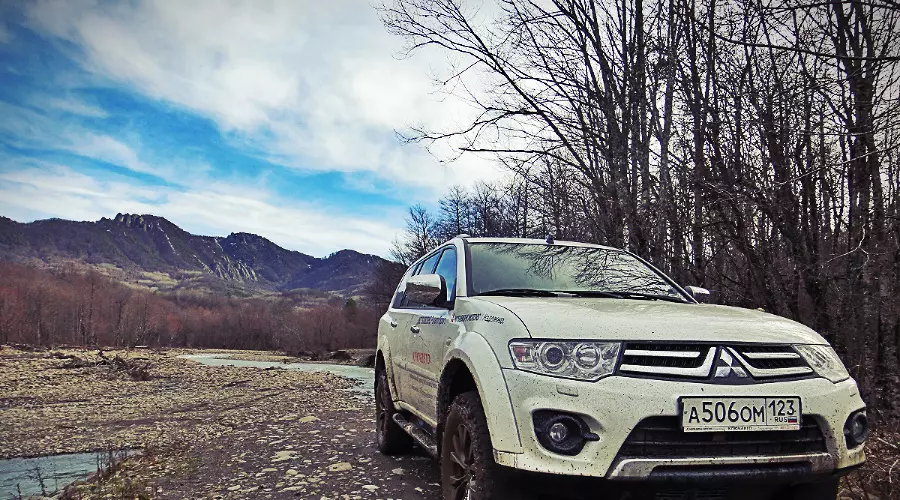 Путешествие в Туапсинский район на Mitsubishi Pajero Sport © Фото ЮГА.ру Путешествие в Туапсинский район на Mitsubishi Pajero Sport © Фото ЮГА.ру