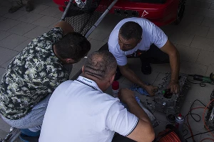 Второй этап чемпионата России по дрэг-рейсингу в Грозном &copy;&nbsp;Фото Евгения Мельченко, Юга.ру