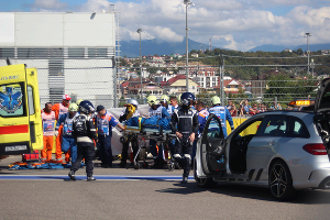 Авария с участием Мацуситы и Мазепина © Фото Татьяны Краевой, РБК Краснодар