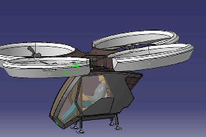 летающий автомобиль Cezeri © Фото Bayker Makina