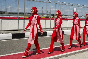 Самые быстрые машины России в столице Чечни &copy;&nbsp;Фото Евгения Мельченко, Юга.ру