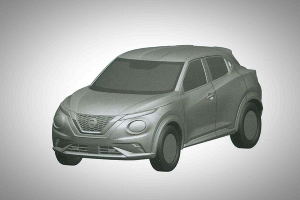 Кроссовер Juke © Эскиз Nissan из Роспатента