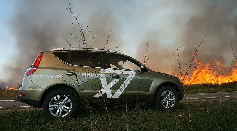 Тест-драйв Geely Emgrand X7. Первый и единственный кросс-Geely &copy;&nbsp;Фото ЮГА.ру