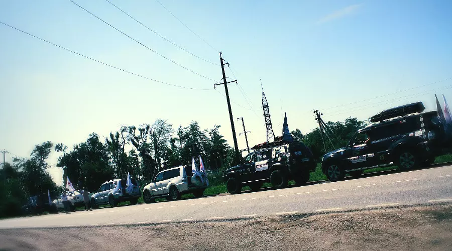 Автоэкспедиция "Россия – Грузия "Дружим домами!" в Краснодаре &copy;&nbsp;Фото ЮГА.ру