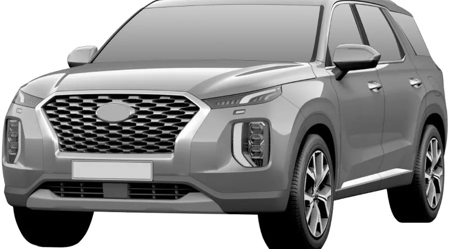 Эскиз нового кроссовера Palisade &copy;&nbsp;Фото Hyundai