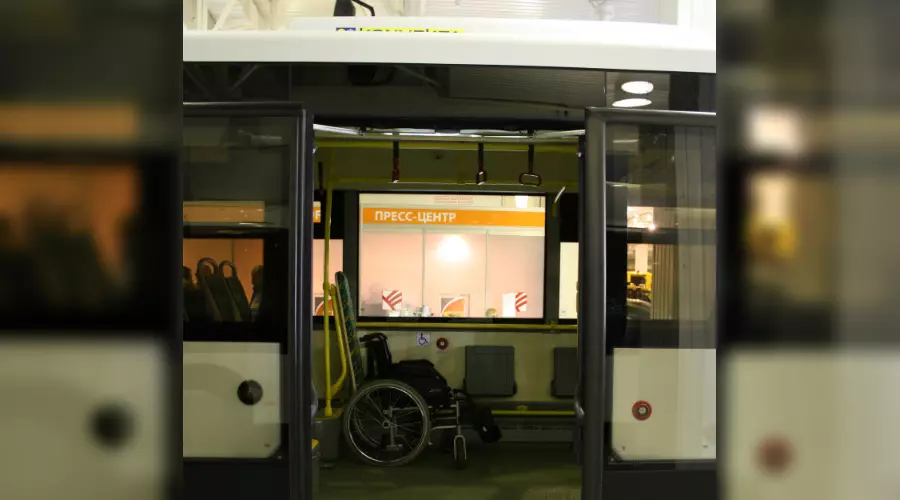 ЛИАЗ-5292.30 на выставке MOBI 2013 в Краснодаре &copy;&nbsp;Фото ЮГА.ру