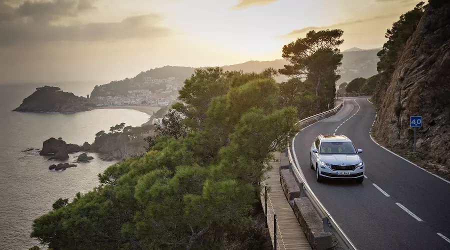 Skoda Kodiaq в Барселоне &copy;&nbsp;Фото Skoda