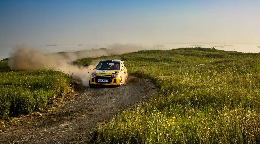 Двойная победа LADA Kalina на ралли "Фанагория 2015" &copy;&nbsp;Фото ЮГА.ру