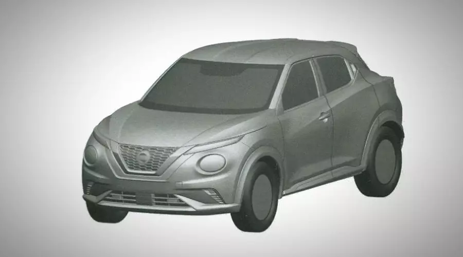 Кроссовер Juke &copy;&nbsp;Эскиз Nissan из Роспатента